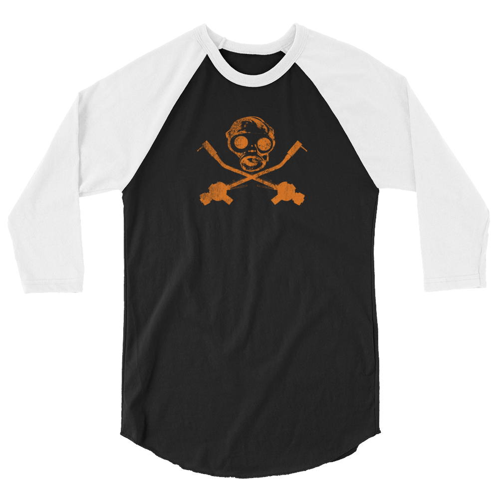 SID Gas Mask Boogie Man 3/4 sleeve raglan shirt