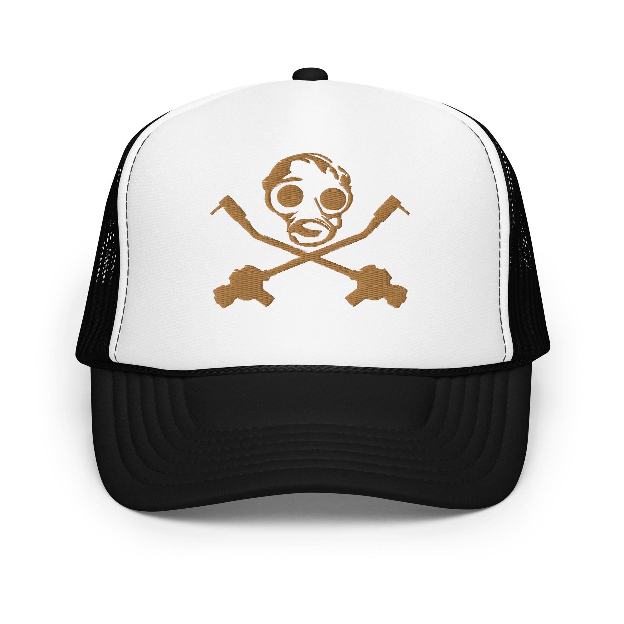 SID Gold Gas Mask Foam trucker hat