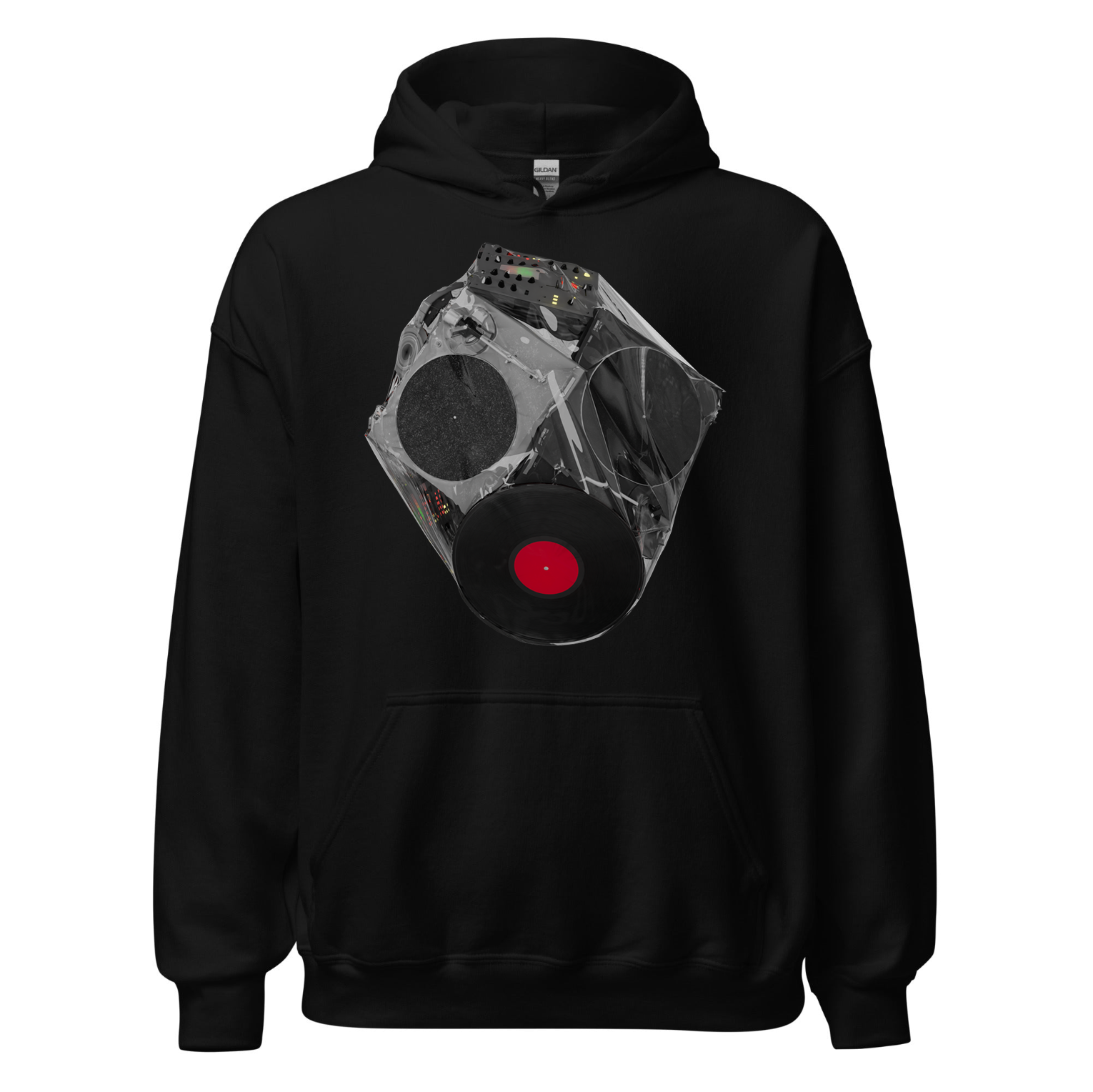 Turntable Mask Hoodie