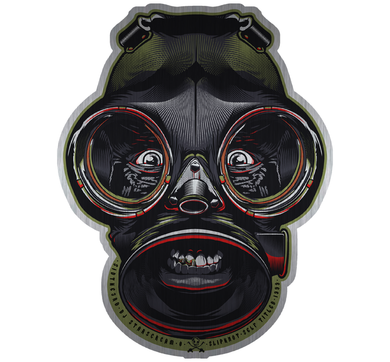 JUMBO METAL SID SELF TITLED MASK STICKER