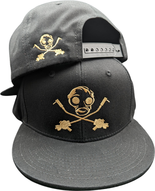 Pirate Gold Double Gas Mask Snapback