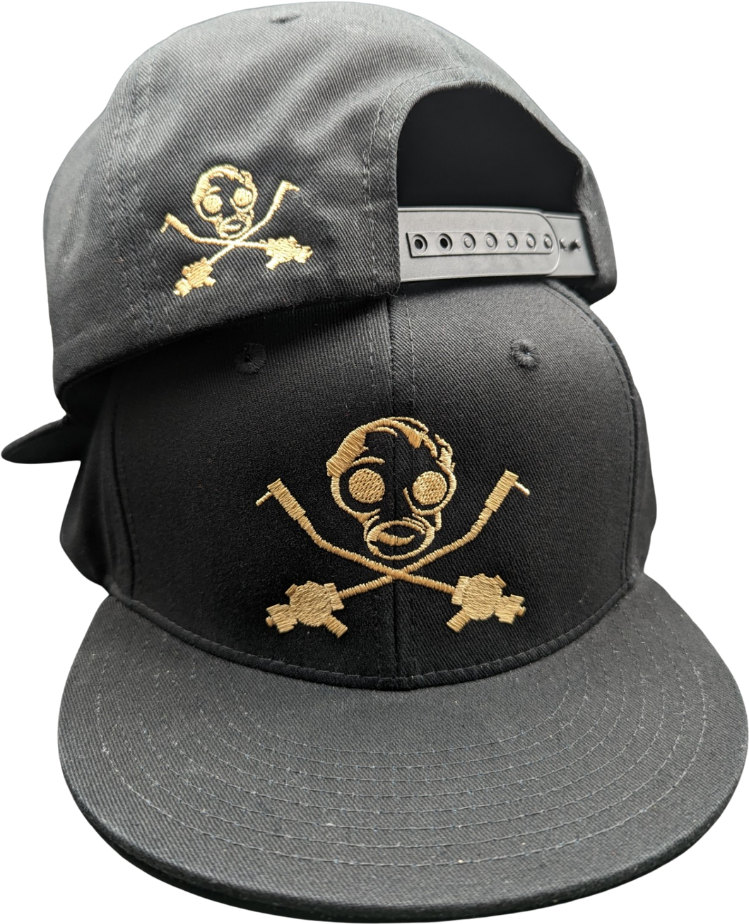 Pirate Gold Double Gas Mask Snapback