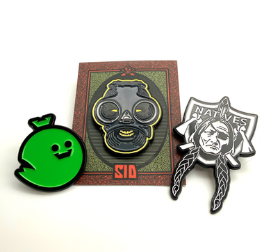 Futures Past Cliq Gaming Trio Pins Limited Edition (Glow in The Dark SID, #1/99 SID Blind Hunt)