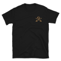 Embroidered Old Gold Gas Mask Short-Sleeve Unisex T-Shirt