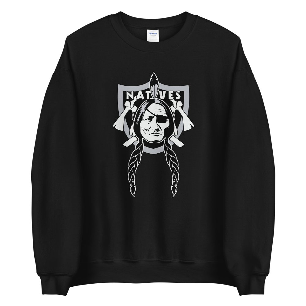 ディズニープリンセスのベビーグッズも大集合 Crewneck Unisex Natives Sweatshirt Sidthe3rdshop – Clothing